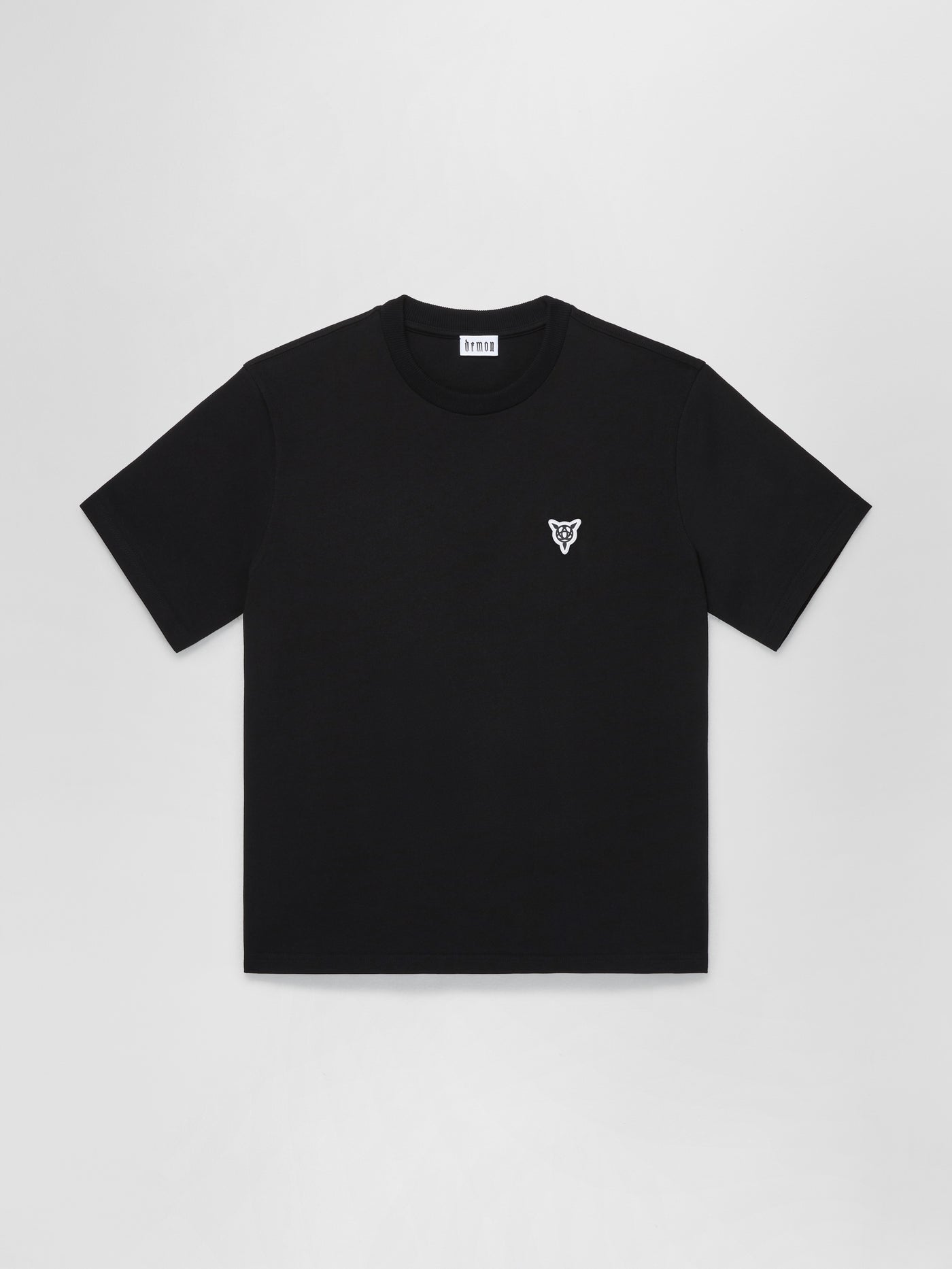 MONOGRAM PATCH T-SHIRT - BLACK