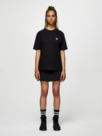 MONOGRAM PATCH T-SHIRT - BLACK